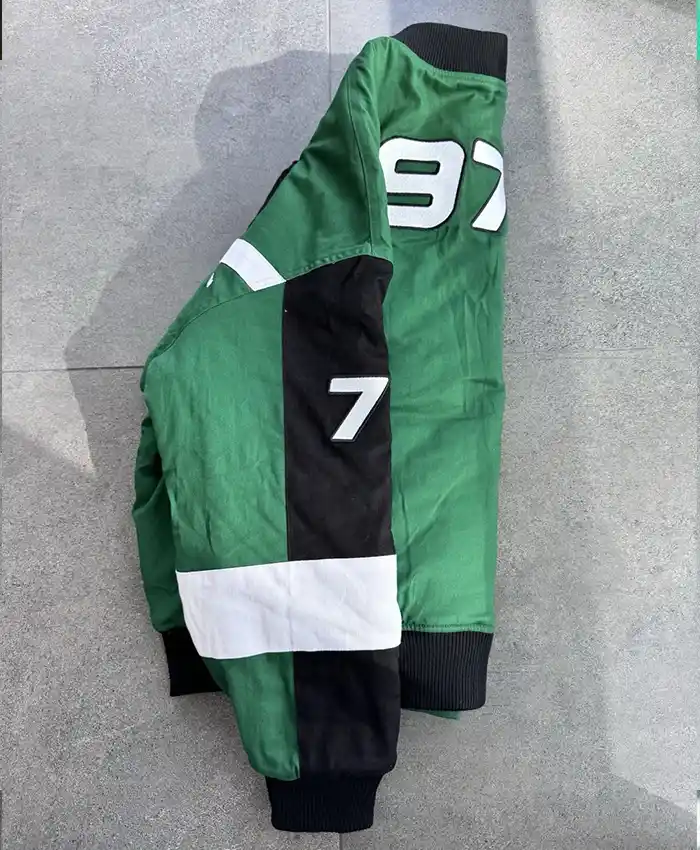 Fanatics Fest NYC 2026 Starbucks Varsity Jacket Side