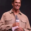 Fanatics Fest NYC 2026 Tom Brady Suede Jacket Front