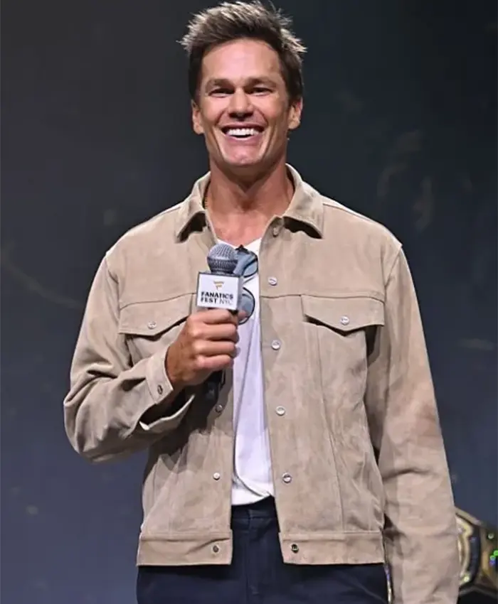 Fanatics Fest NYC 2026 Tom Brady Suede Jacket