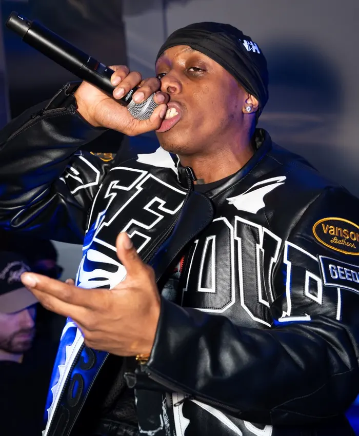 Ferg and Friends Fergie Baby Skeleton Leather Jacket