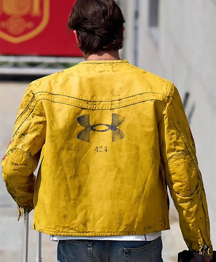 Ferran Torres Under Armour x 424 Leather Jacket Back