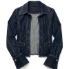 Fightland 2026 Anita Joy Uwajeh Blue Denim Jacket Front