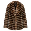 Fightland 2026 Anita Joy Uwajeh Brown Fur Coat For Sale