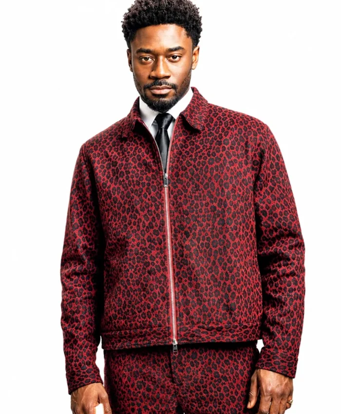 Fightland 2026 Charles Babalola Leopard Print Jacket For Sale