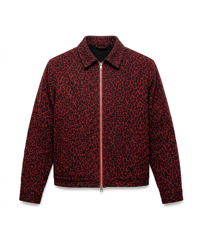 Fightland 2026 Charles Babalola Leopard Print Jacket Front