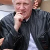 French Open 2026 Francois Henri Pinault Leather Jacket Front