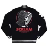Ghost Face x Scream Black Varsity Jacket For Sale