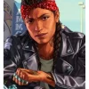 Grand Theft Auto VI Female Protagonist Black Biker Jacket Front