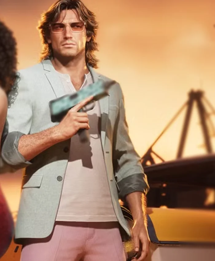 Grand Theft Auto VI Jason Blue Grey Blazer