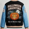 Halloween Argentina Varsity Jacket Back
