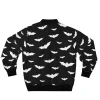 Halloween Bats Black Bomber Jacket For Sale