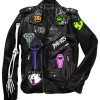 Halloween Members Only Spiked Leather Biker Jacket
