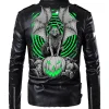 Halloween Members Only Spiked Leather Biker Jacket Back