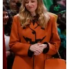 Halloween Nia Vardalos Pumpkin Coat Front