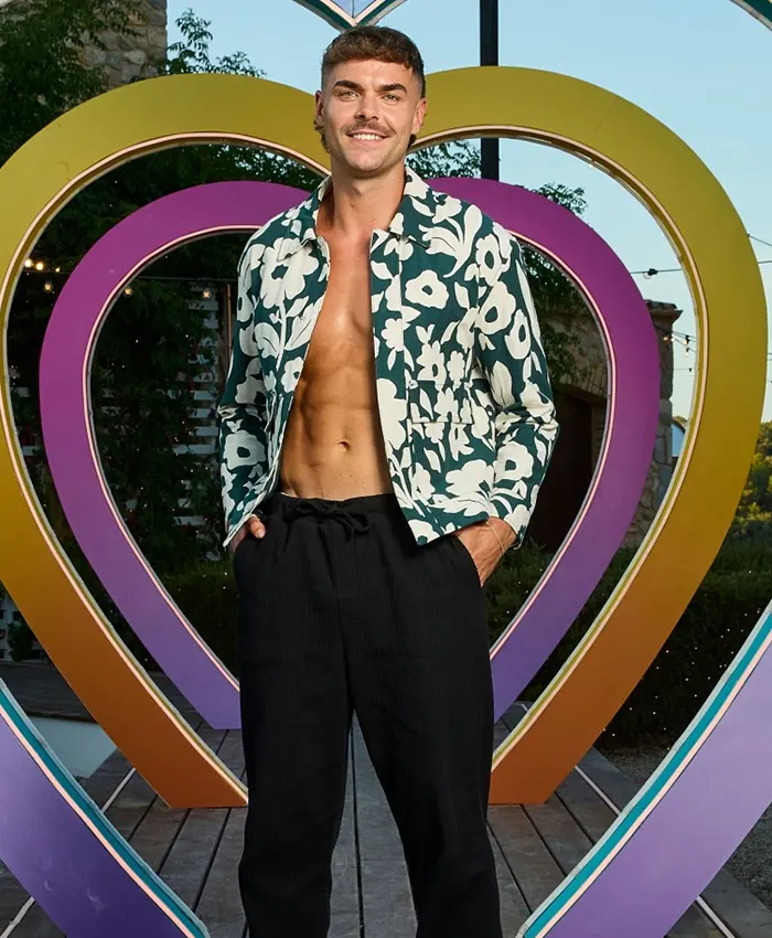 Harry Cooksley Love Island USA S12 Floral Jacket