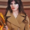 Her Private Hell 2026 Sophie Thatcher Brown Trench Coat