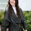 Her Private Hell Sophie Thatcher Leather Jacket Side