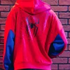 Hombre Arana Spider-Man Girls Oversized Hooded Jacket Back