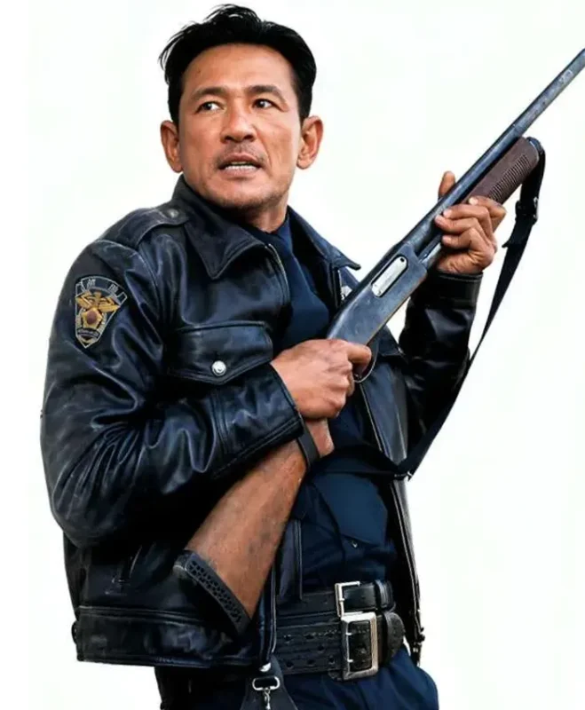 Hope Hwang Jung min Black Leather Jacket