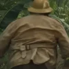 Jack Black Movie Jumanji Open World 2026 Cream Cotton Jacket Back