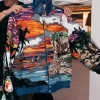 Jeff Hamilton x 00Nation Painted Leather Jacket Front
