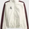 Jessica Alba 2026 White Track Jacket Front