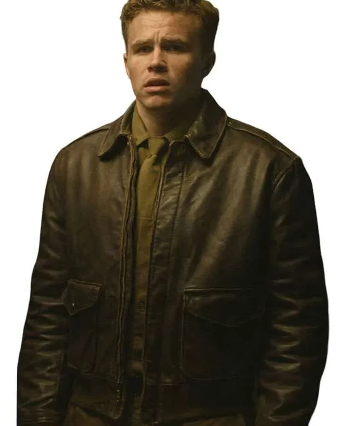 Jimmy 2026 Daniel Fee Brown Leather Jacket Front