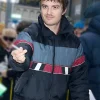 Joe Keery NYC Good Morning America Multicolor Bomber Jacket