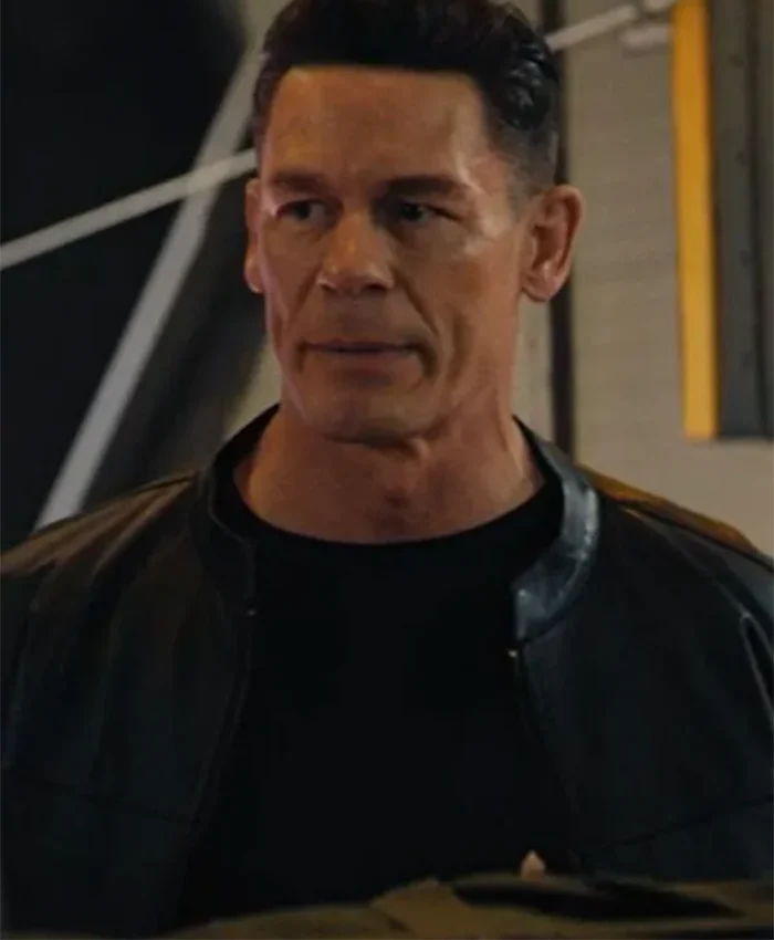 John Cena Matchbox the Movie 2026 Sean Black Leather Jacket For Sale