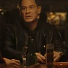 John Cena Matchbox the Movie 2026 Sean Black Leather Jacket Front
