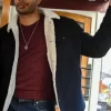 Jordan Calloway TV Series Fire Country 2026 Jake Crawford Shearling Wool Jacket
