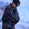Jungkook Custom Balenciaga Arirang Paris Tour Studded Jacket Side