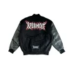 Ken Carson x WWE SummerSlam Black Varsity Jacket Back
