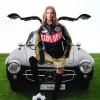 KidSuper x Mercedes-Benz SS27 Black Racer Jacket For Sale