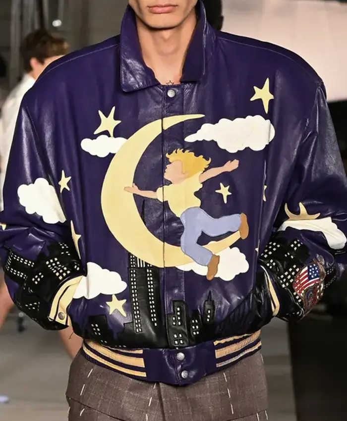 Kidsuper x Jeff Hamilton The Boy Who Jumped The Moon Jacket Front
