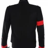 King of Pop Michael Jackson Award Ceremony Hussar Black Stripes Cotton Jacket
