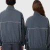 Lacoste x Alpine Grey Track Jacket Back
