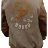 Las Vegas Cowboy National Finals Rodeo Varsity Bomber Jacket Back
