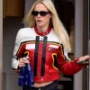 Laura Abla Los Angeles 2026 Moto Leather Jacket Front