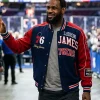 LeBron James Philadelphia 76ers Varsity Jacket