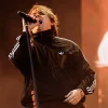 Lewis Capaldi Adidas Black Track Jacket Front