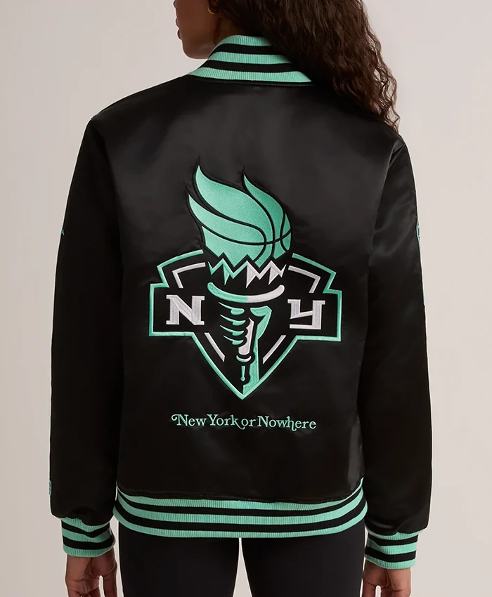 NY Liberty Twin Flame Varsity Jacket