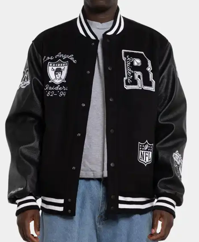 Los Angeles Raiders World Champs Varsity Jacket