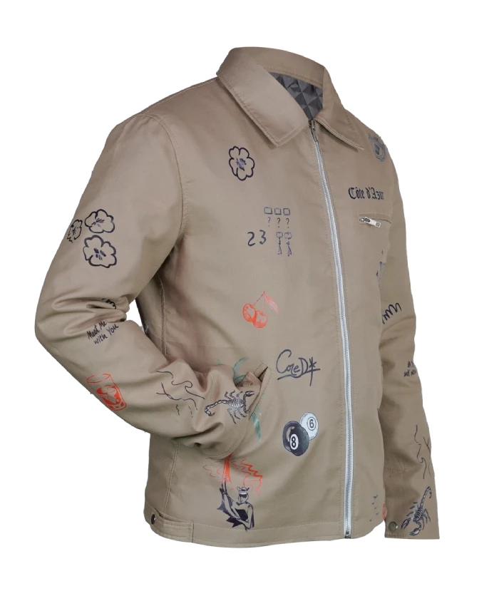 Montreal Concert Louis Tomlinson Duke Sketch sand jacket