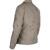 Montreal Concert Louis Tomlinson jacket with shirt collar and zip closure