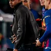 Louis Vuitton Lamine Yamal 2026 Bomber Black Leather Jacket