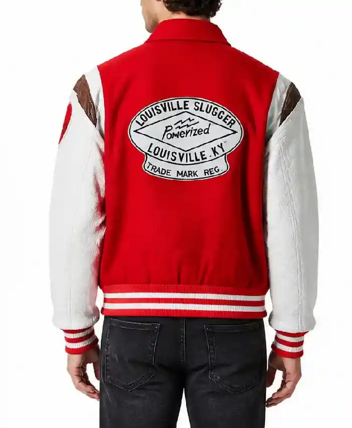 Louisville Slugger 80’s Varsity Jacket Back