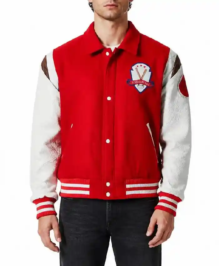 Louisville Slugger 80’s Varsity Jacket Front