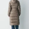 Love It or List It S21 Page Turner Puffer Long Hooded Jacket Back