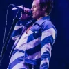 Love On Tour Harry Styles Blue Striped Jacket Side
